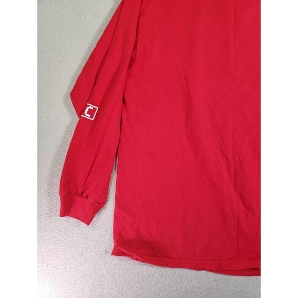 Faze Clan Shirt Mens Large L Red 100% Cotton Long Sleeve Crew Neck Pullover - Picture 2 of 8